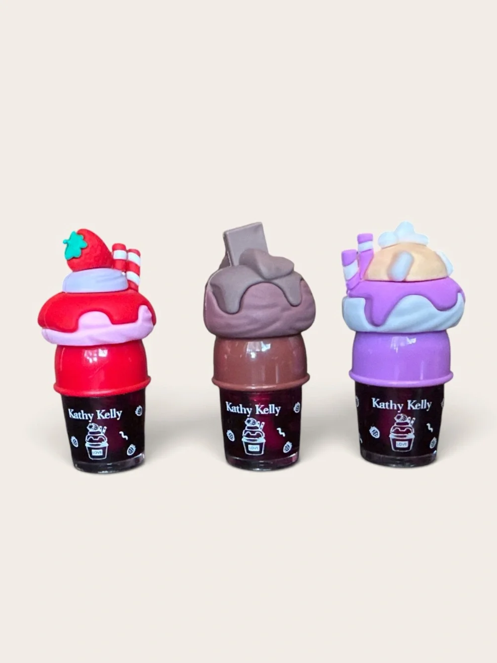 Strawberry Lip Oil trio